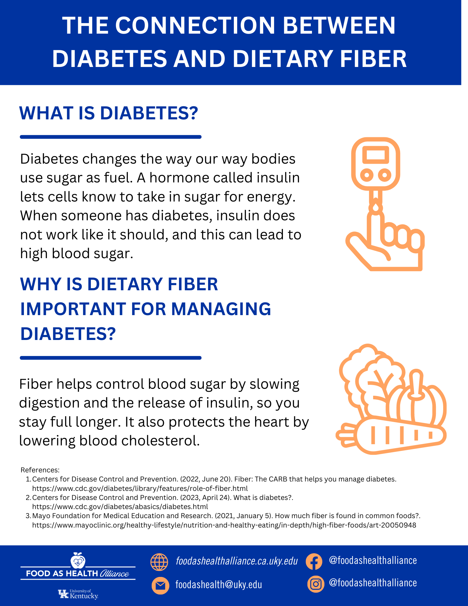 Image of page 1 of dietary fiber handout