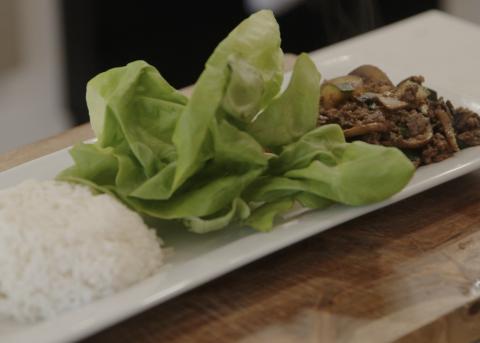 Asian Beef Lettuce Cups
